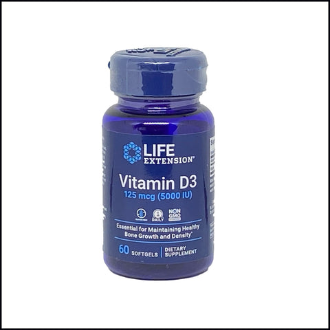 Vitamin D3, 5000 IU, #60